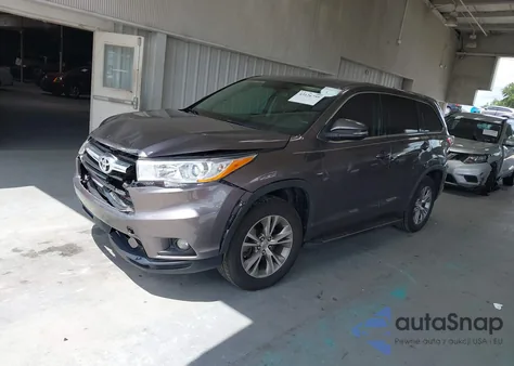 2016 Toyota Highlander Le Plus V6 z USA, uszkodzony, nr VIN 5TDZKRFH9GS176328